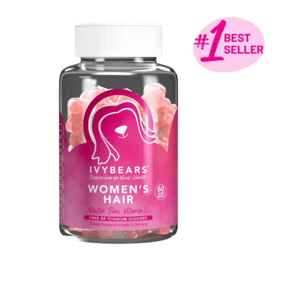 IvyBears Women's Hair Vitamins-60 Gummies