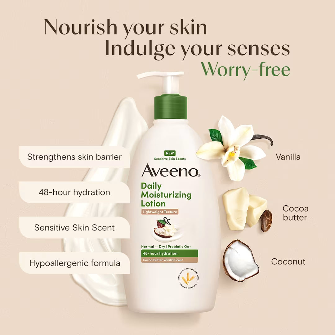 Aveeno Fragrance-Free Daily Moisturizing Body Lotion - 532ml