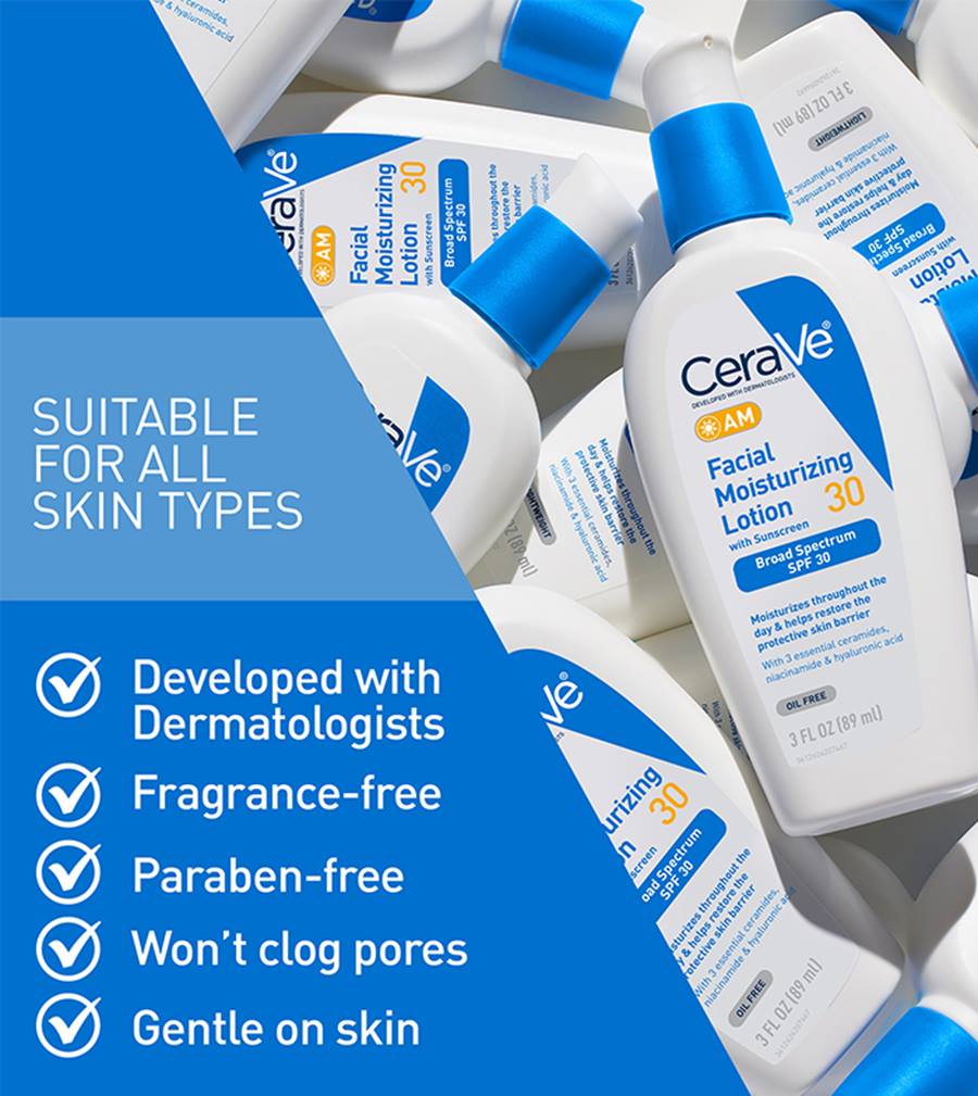 Cerave Am Facial Moisturizing Lotion Spf 30 - 60ml