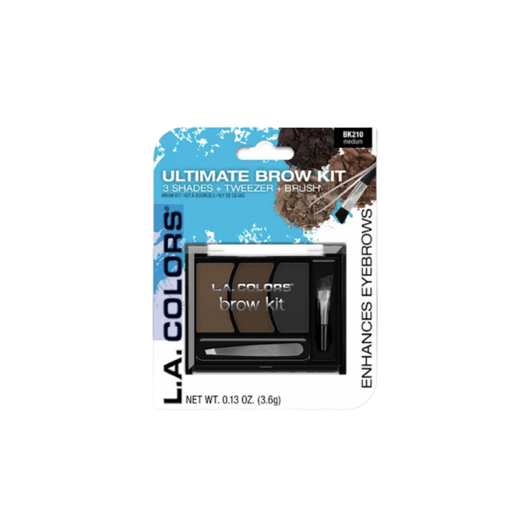 L.A. Colors Ultimate Brow Kit - Medium