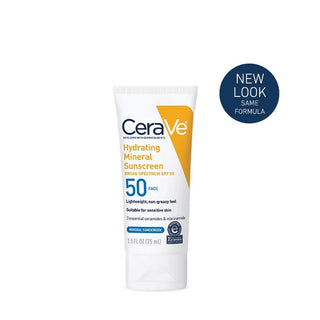 Cerave Hydrating Mineral Sunscreen Spf 50 - 75ml