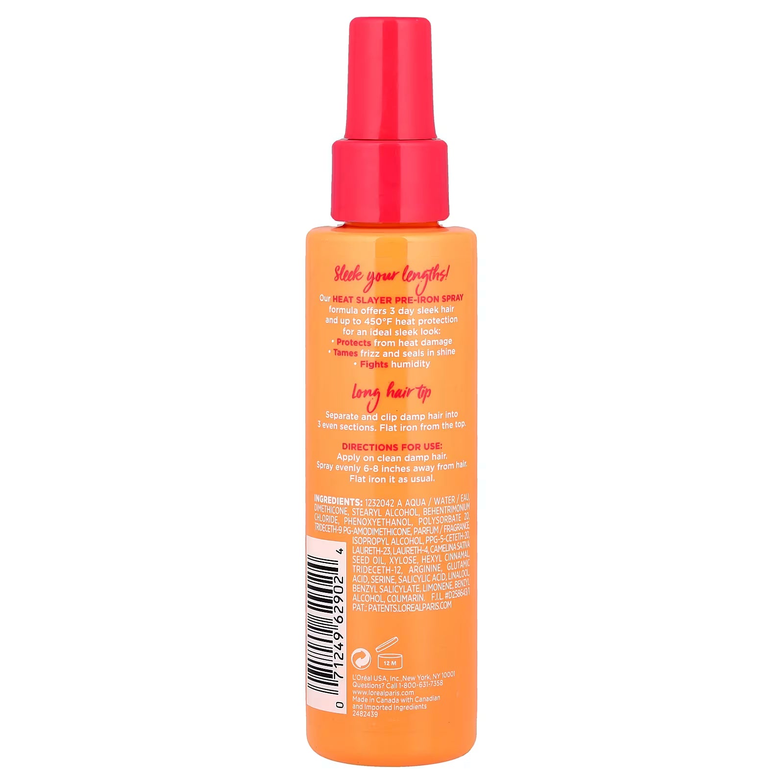 Loreal Paris Elvive Dream Lengths Heat Slayer Pre-Iron Spray 130ml