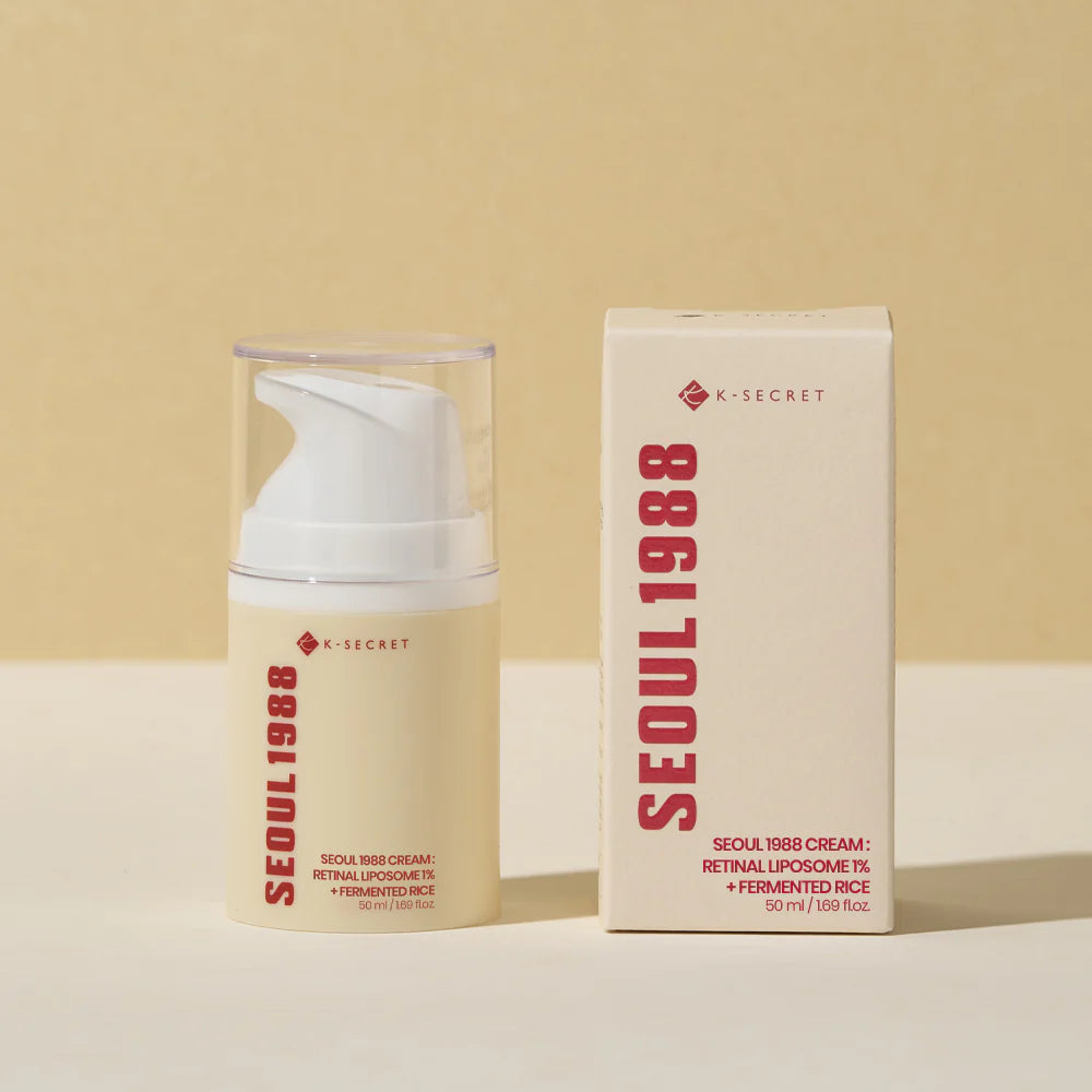 K - Secret Seoul 1988 Retinol Liposome1%+ Fermented Rice Cream 50ml
