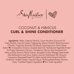 Shea Moisture Coconut & Hibiscus Curl & Shine Conditioner 384ml