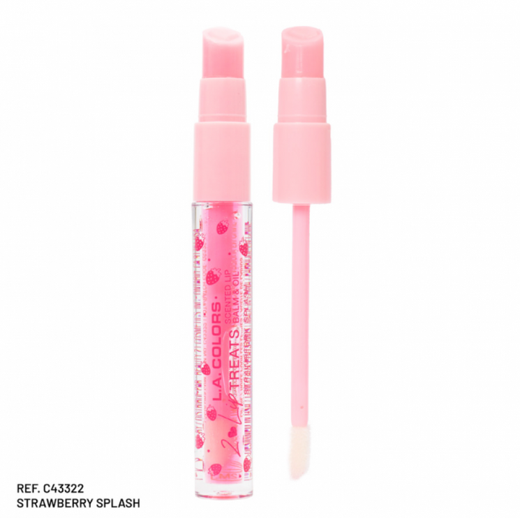 L.A Colors 2 in 1 Lip Treats  Lip Oil & Lip Balm