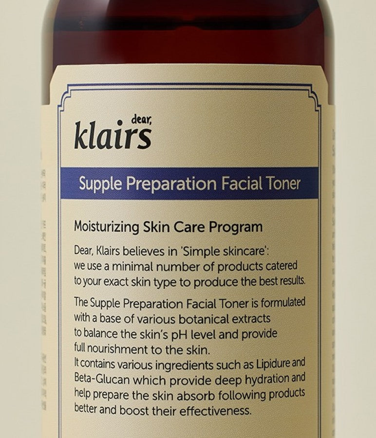 Dear Klairs Supple Preparation Facial Toner 180ml