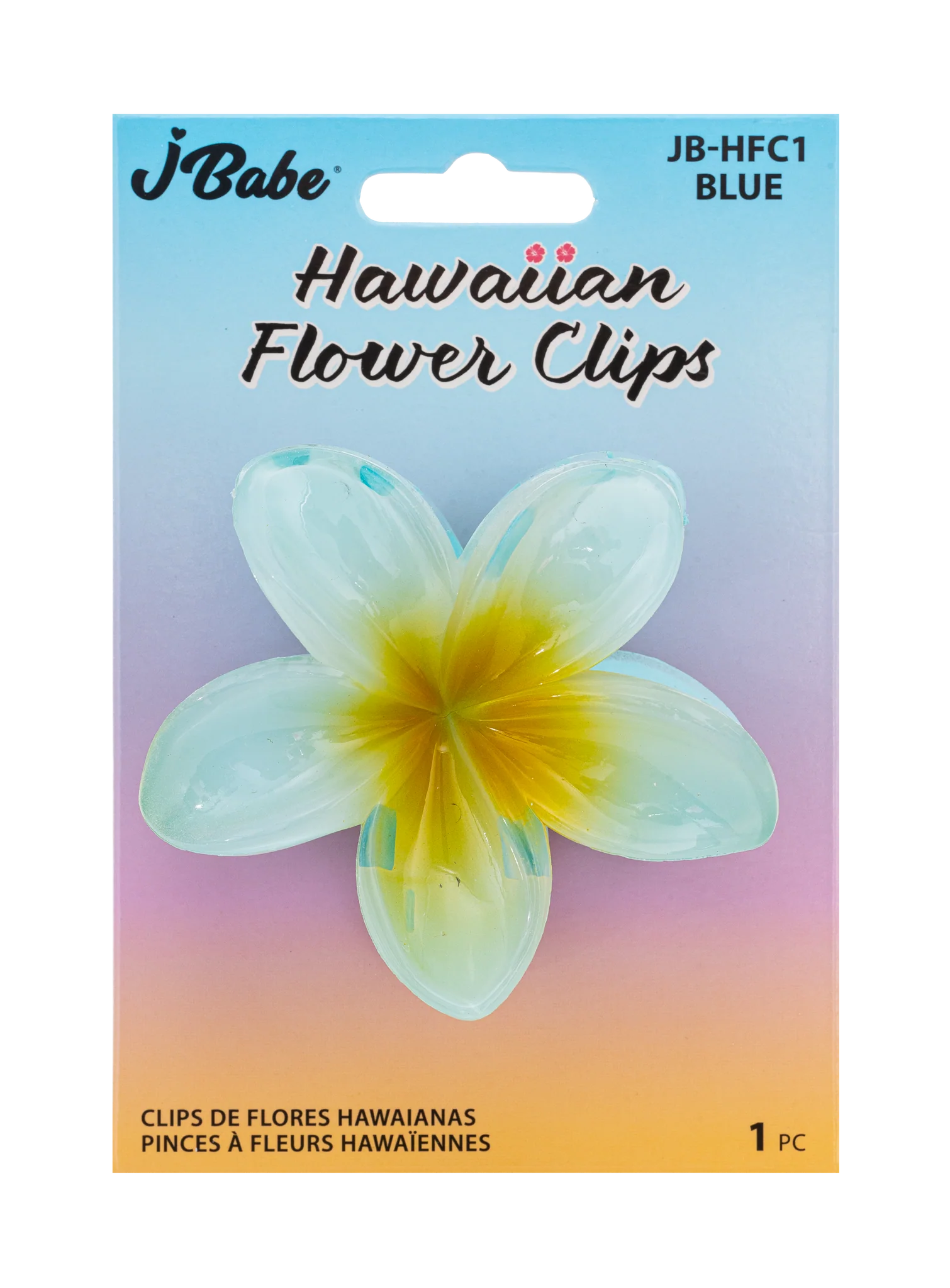 J Babe Hawaiian Flower Clips