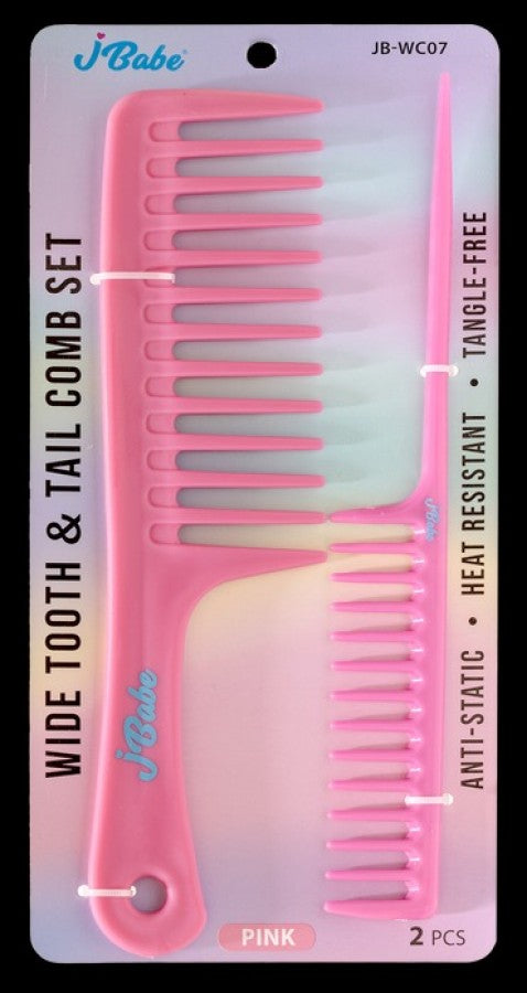 J Babe Wide Tooth & Tail Comb Set