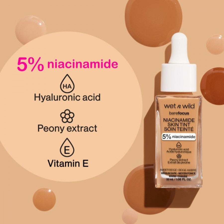 Wet n Wild Bare Focus Niacinamide 5% Skin Tint - 32 ml