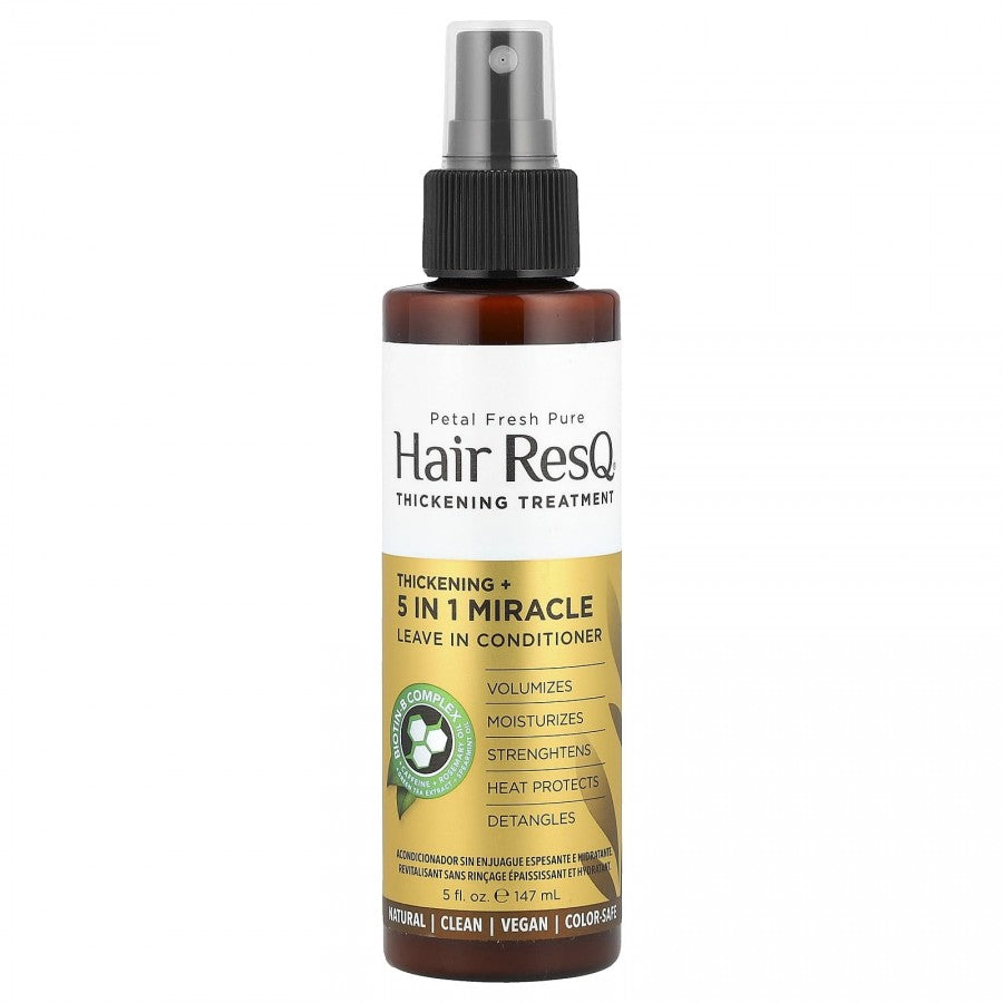 Petal Fresh Pure Hair Resq Thickening + 5 In 1 Miracle Leave In Conditioner - 147ml