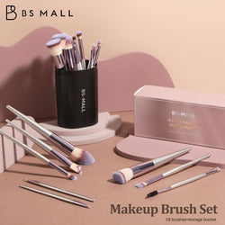 Bs-Mall 18 Pcs Professional Makeup Brushes