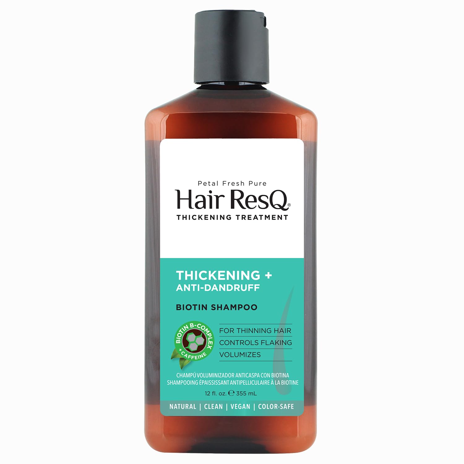 Petal Fresh Pure Hair Resq Thickening + Anti-Dandruff Biotin Shampoo - 355ml