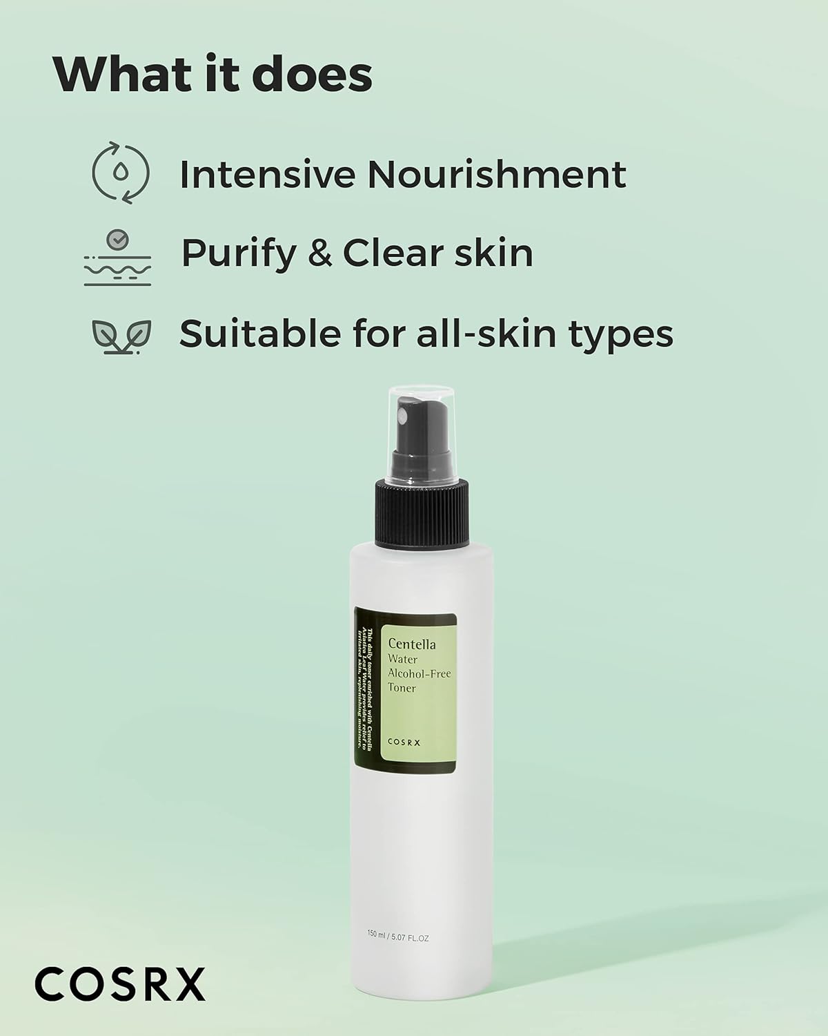 Cosrx Centella Water Alcohol-Free Toner 150ml