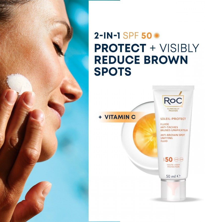 Roc Soleil-Protect Anti- Brown Spot Unifying Fluid Spf 50 (50ml)