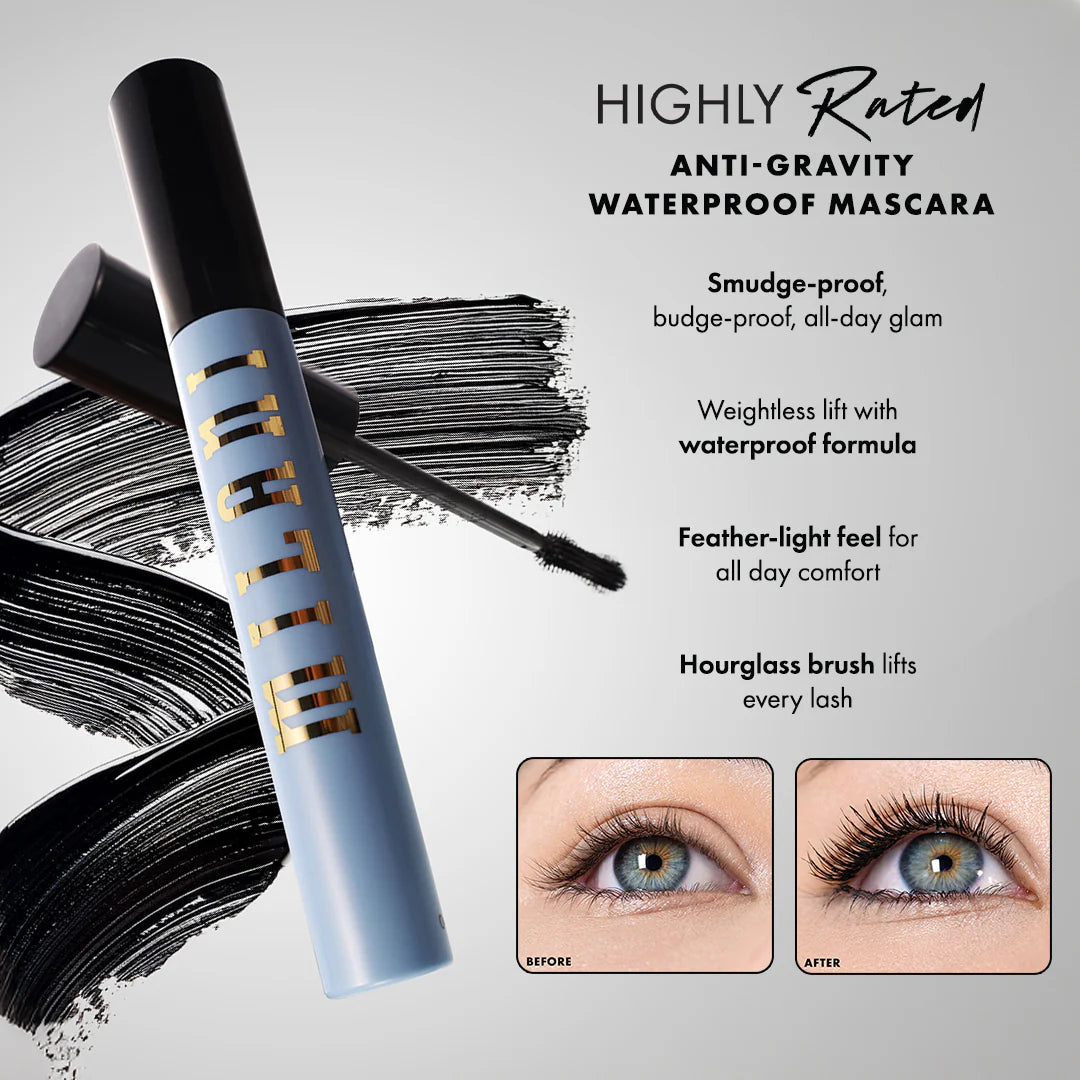 Milani Highly Rated Anti Gravity Waterproof Mascara -120