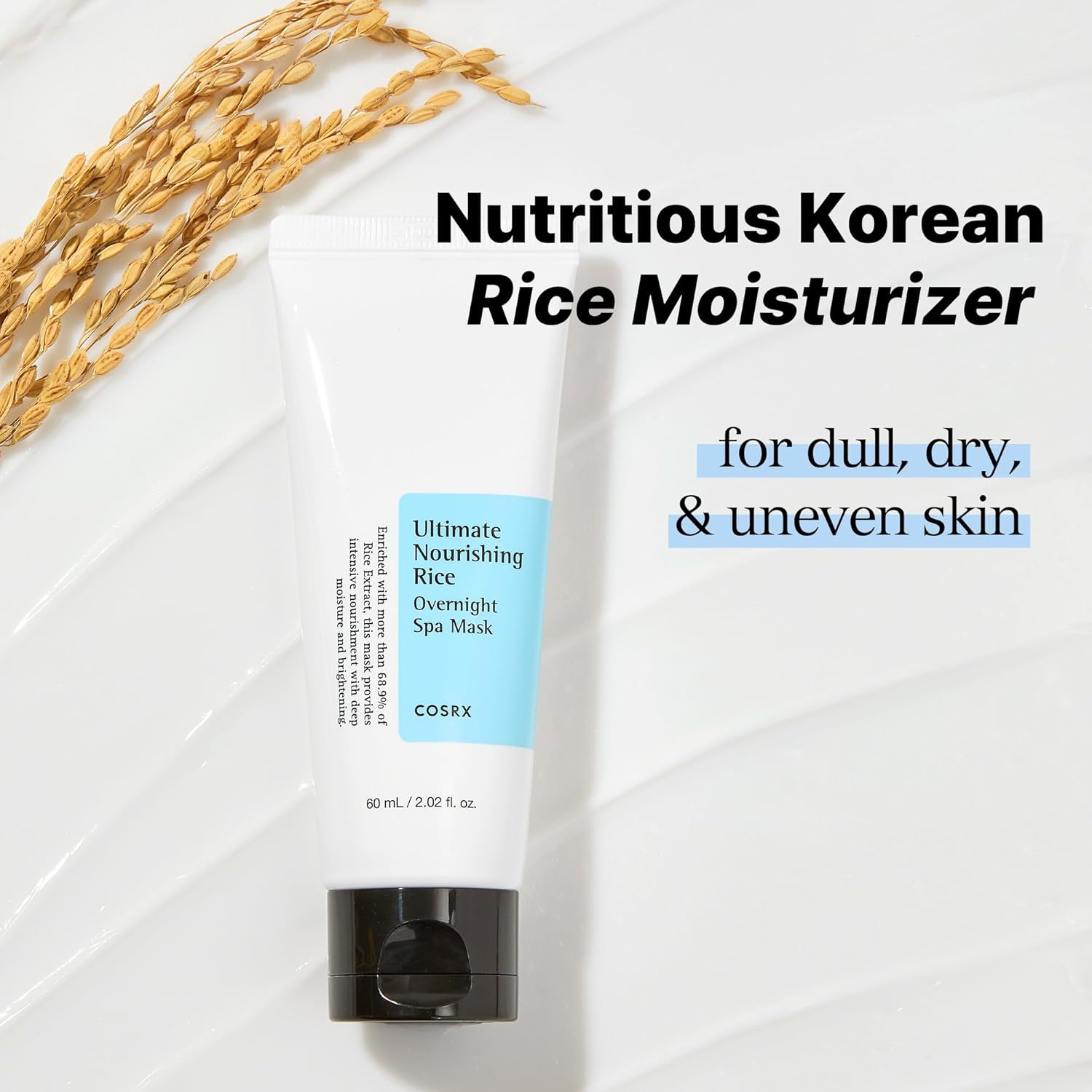 Cosrx Ultimate Nourishing Rice Overnight Spa Mask
