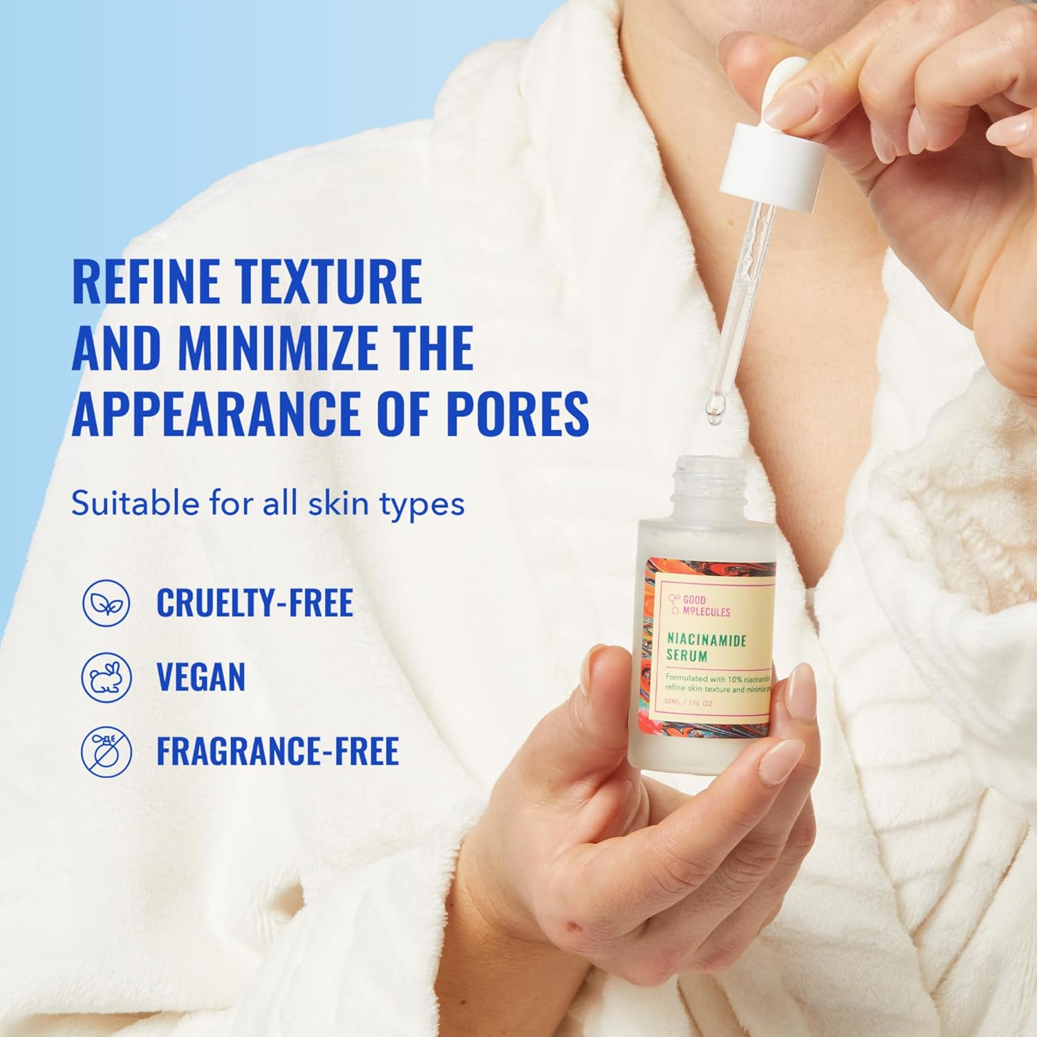 Good Molecules Niacinamide Serum 75ml (Jumbo Size)