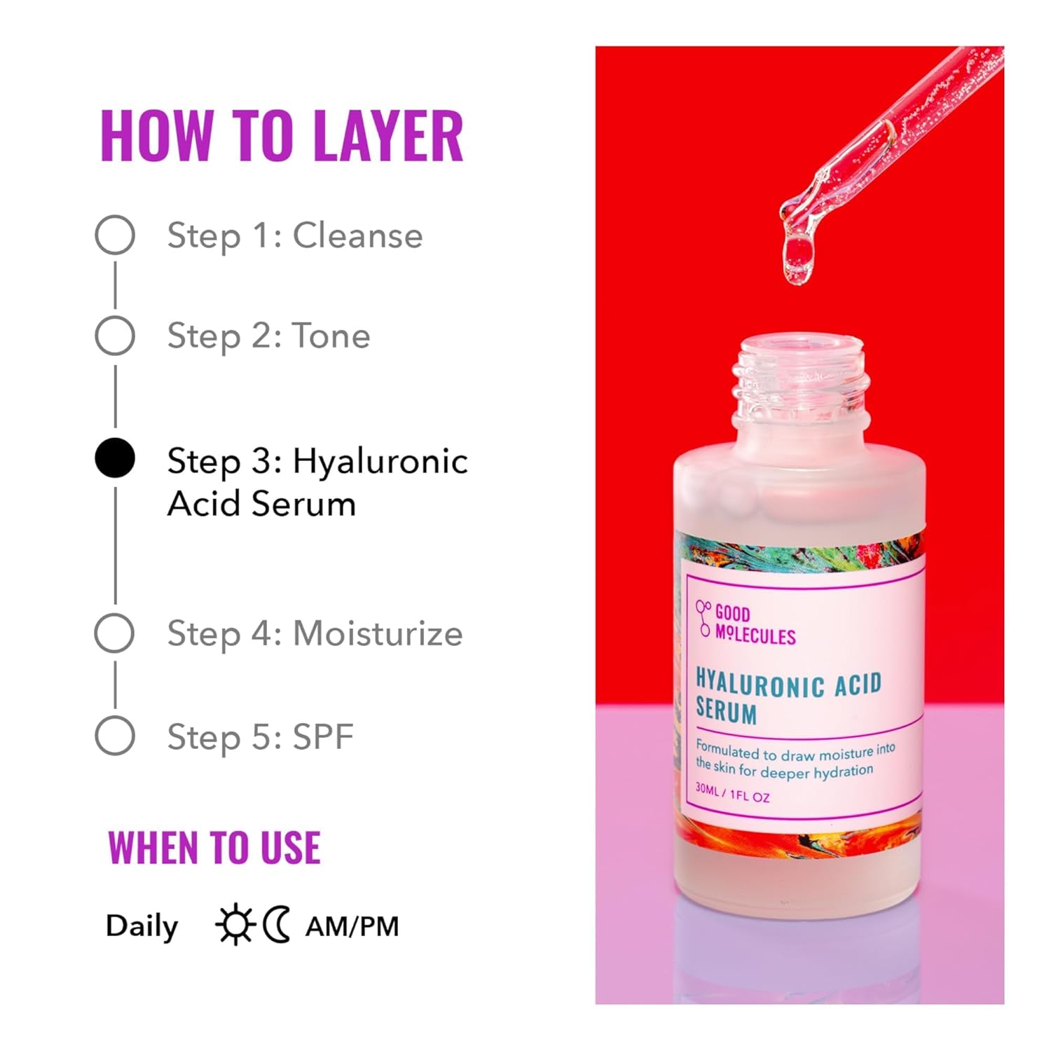 Good Molecules Hyaluronic Acid Serum 30 ml