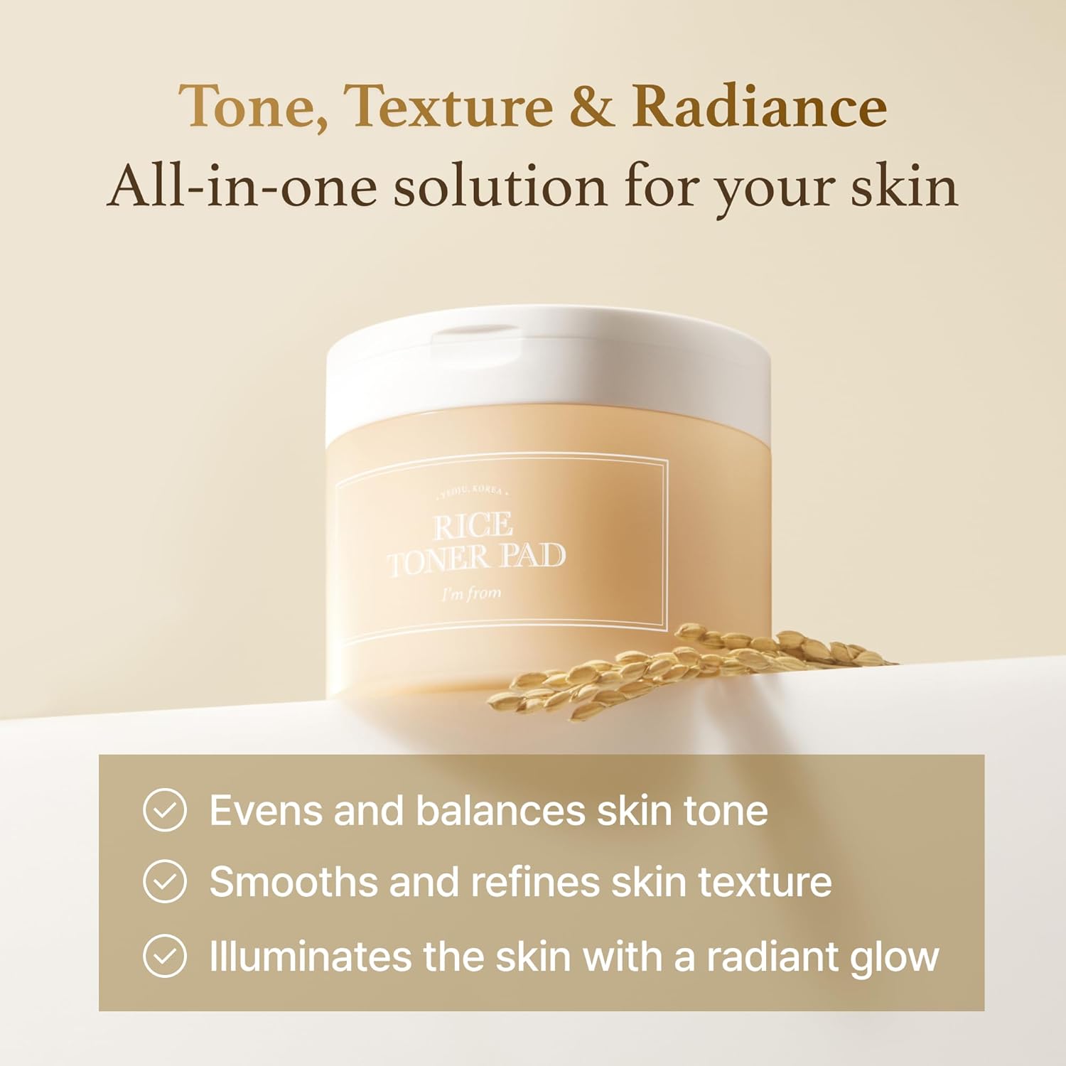 I'm From Rice Toner Pad 140ml