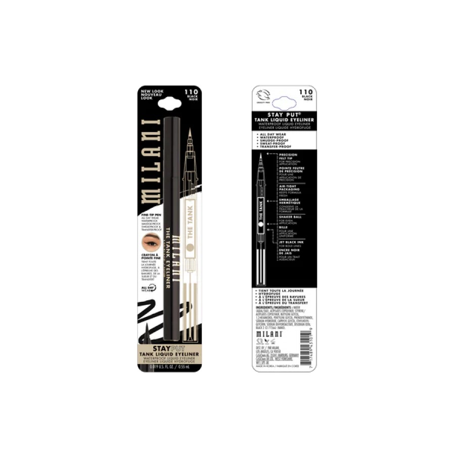Milani The Tank Waterproof Liquid Eyeliner Black