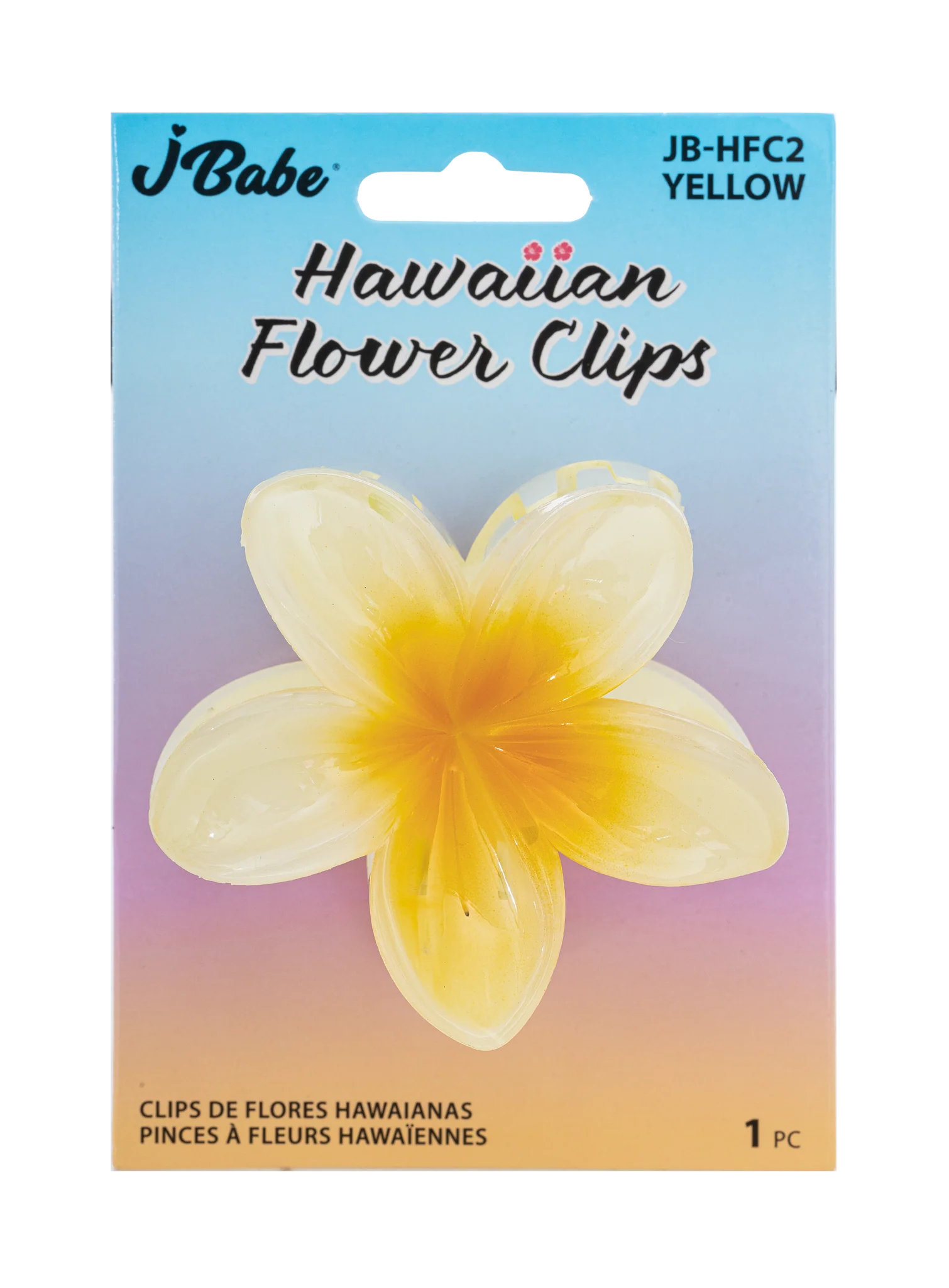 J Babe Hawaiian Flower Clips