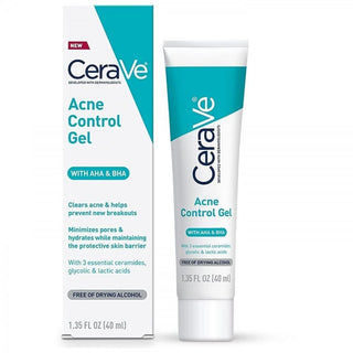 Cerave Aha & Bha Acne Control Gel - 40ml