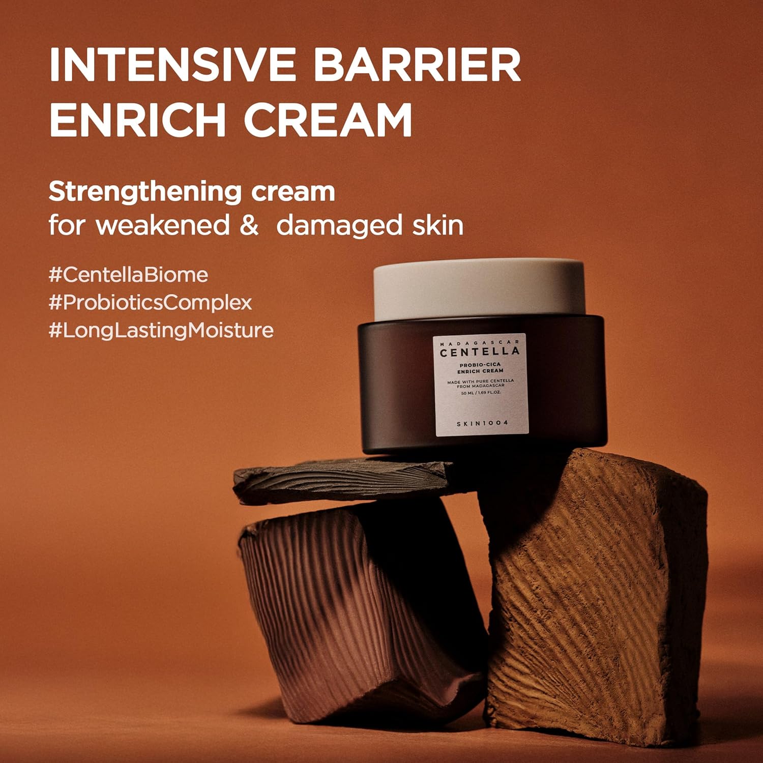 Skin1OO4 Centella Probio-Cica Enrich Cream - 50 ml