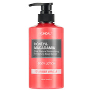 Kundal Honey & Macadamia Pure Body Lotion 500ml- Amber Vanilla