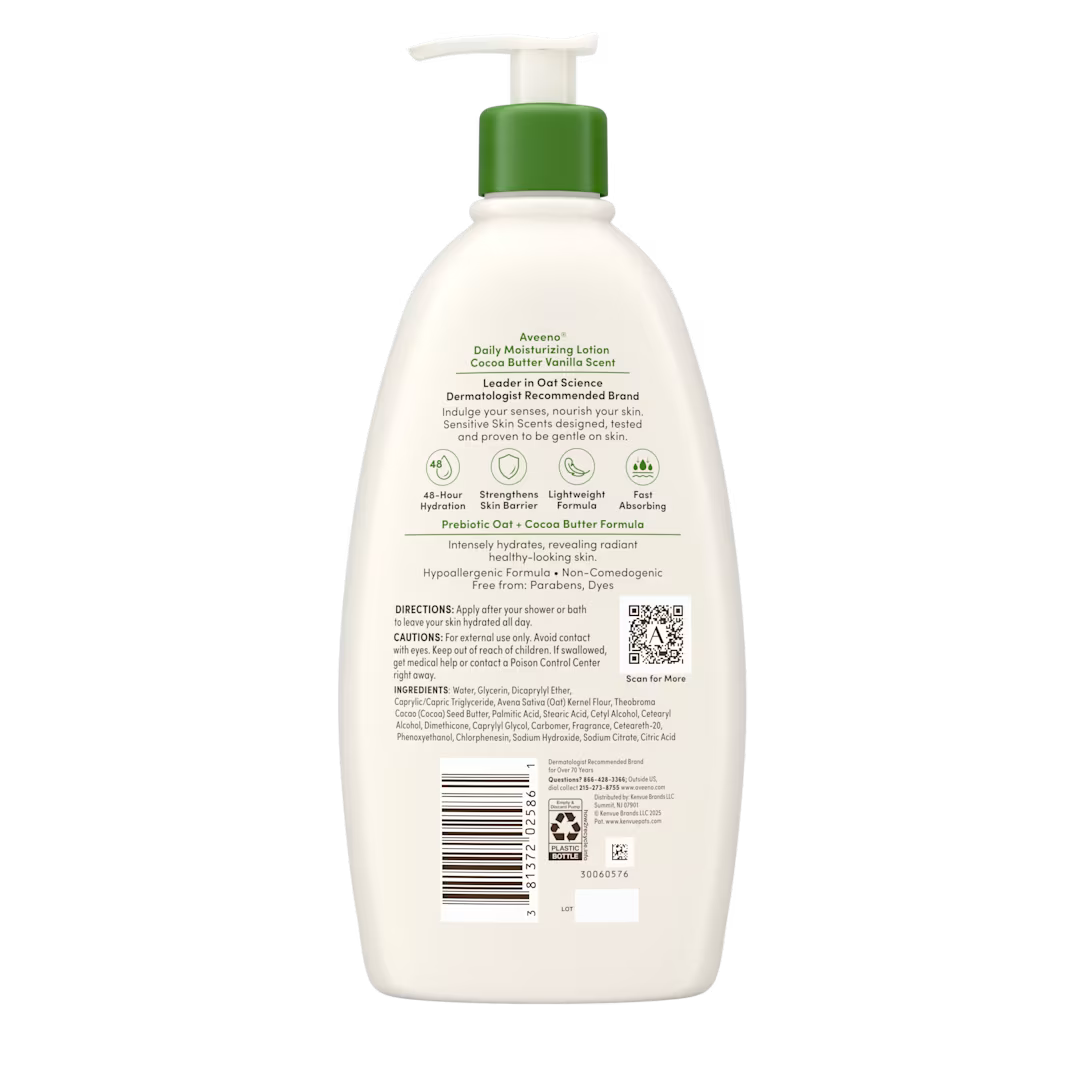 Aveeno Fragrance-Free Daily Moisturizing Body Lotion - 532ml