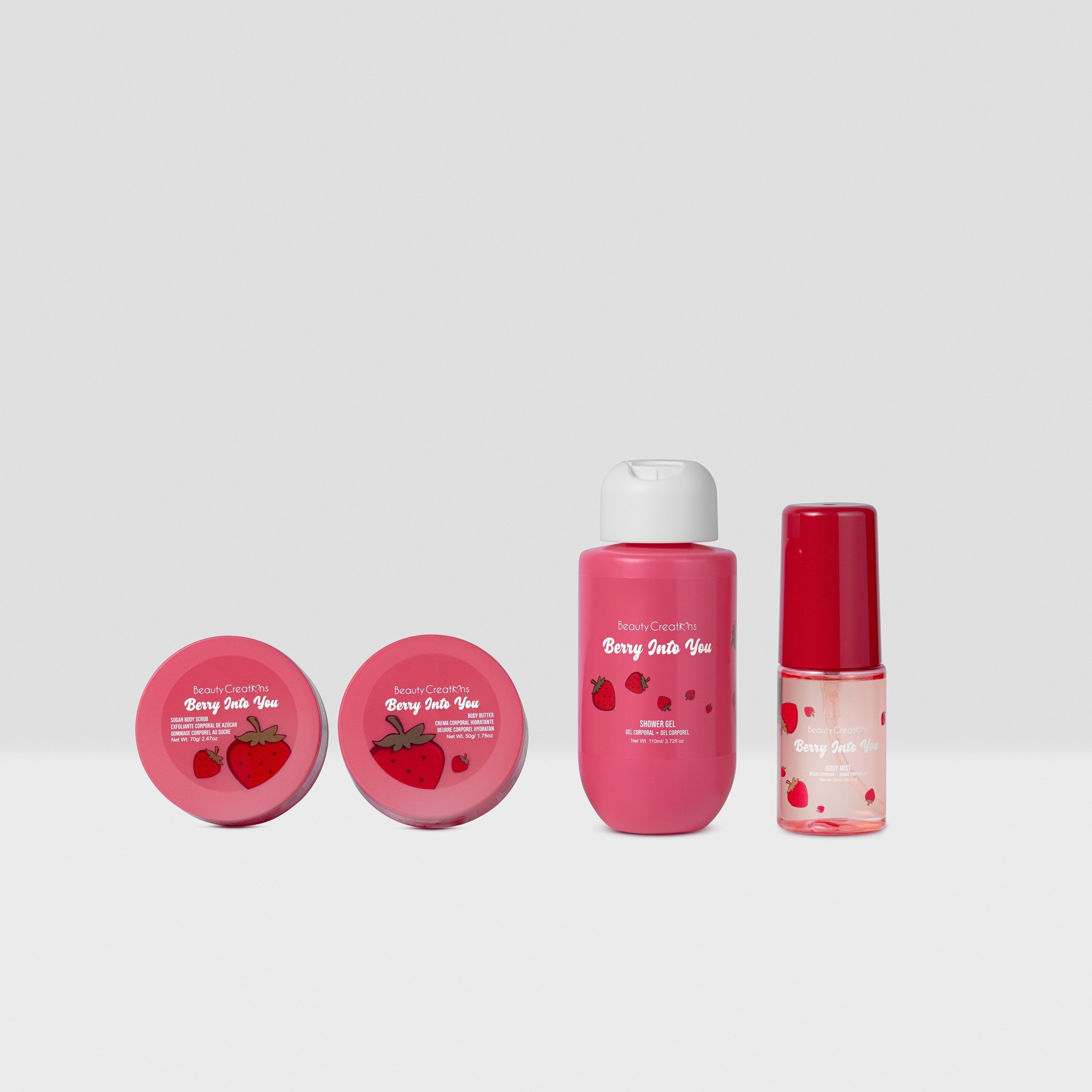 Beauty Creations Own Your Beauty Berry Into You Travel Set