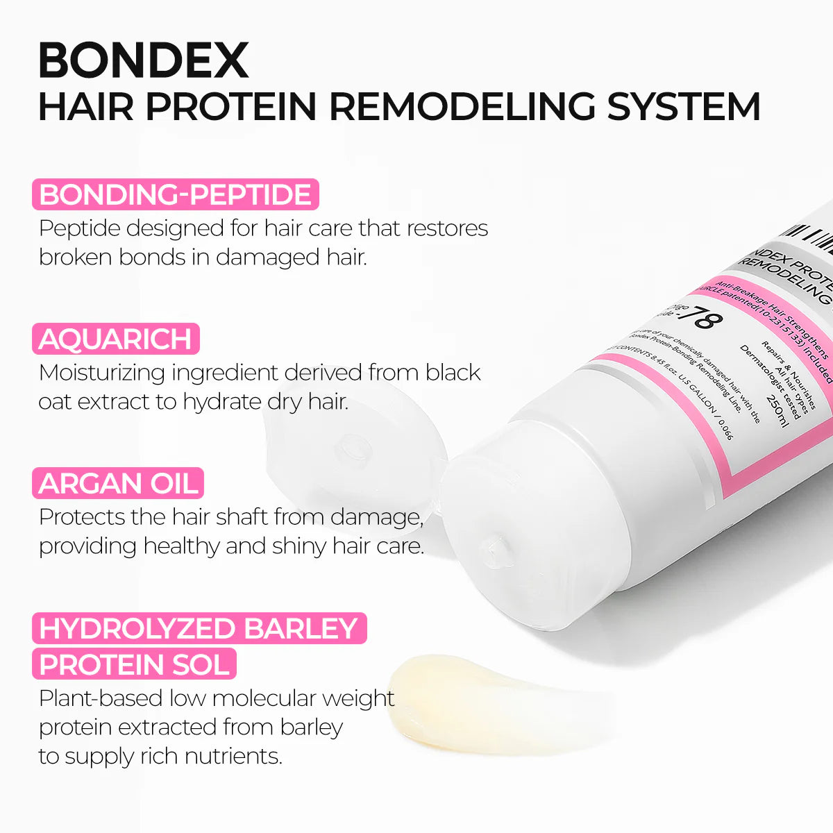 Dr. Melaxin Bondex Clinic Bondex Protein Bonding Remodeling Clinic 250ml