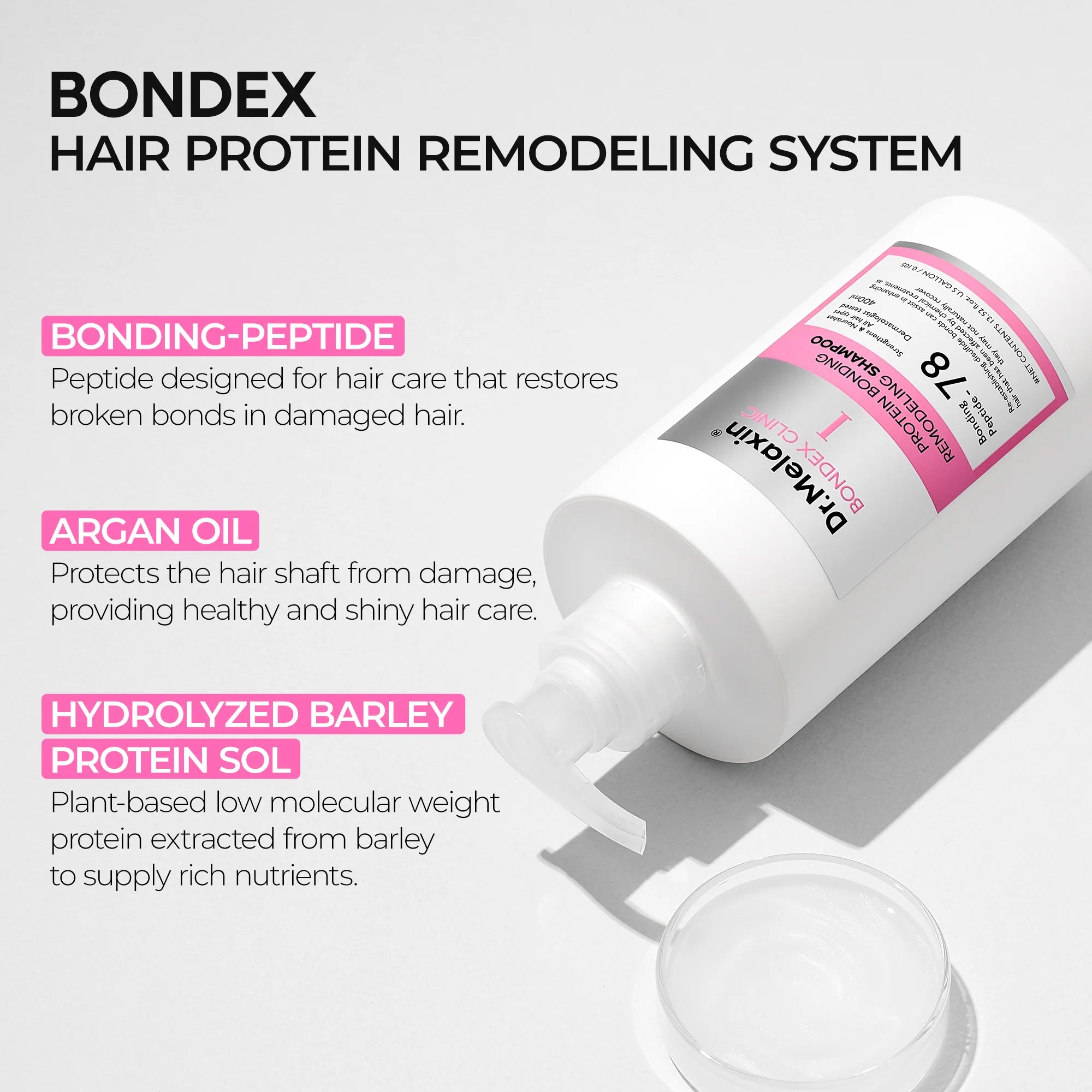 Dr. Melaxin Bondex Clinic Protein Bonding Remodeling Shampoo 400ml