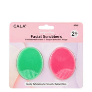 Cala Facial Scrubbers -Pink/Green
