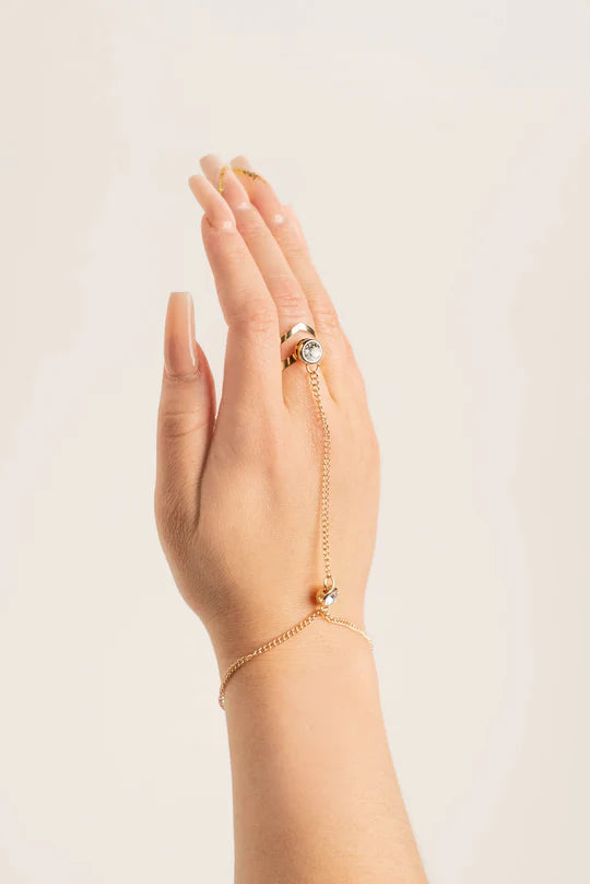 J Babe Ring Hand Bracelet - RB15