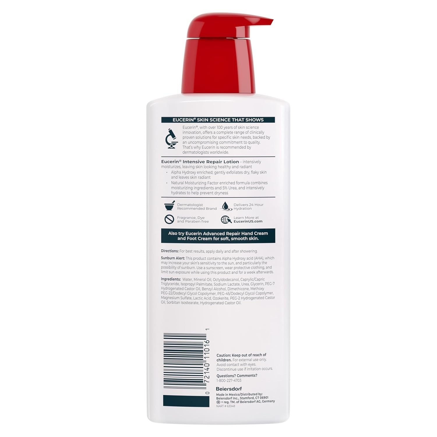 Eucerin Intensive Repair Lotion - 500ml