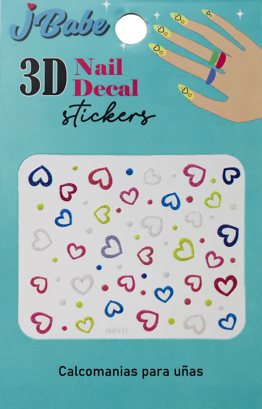J Babe 3D Nail Decal Stickers