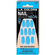 L.A. Colors Nail Frill High Gloss Neon Artificial Nail Tips