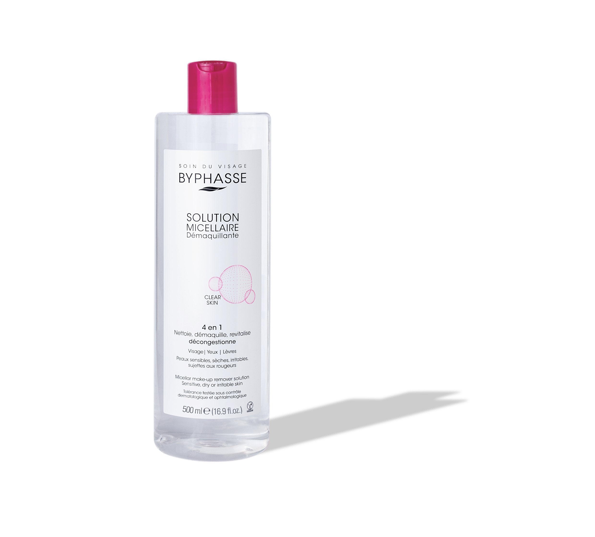 Byphasse Micellar Make-up Remover Solution Sensitive, Dry Or Irritable Skin 500ml