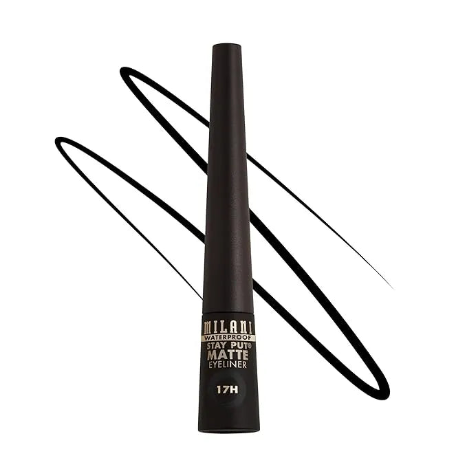 Milani Stay Put Matte 17 Hr Wear Liquid Eyeliner: Black Matte (01)