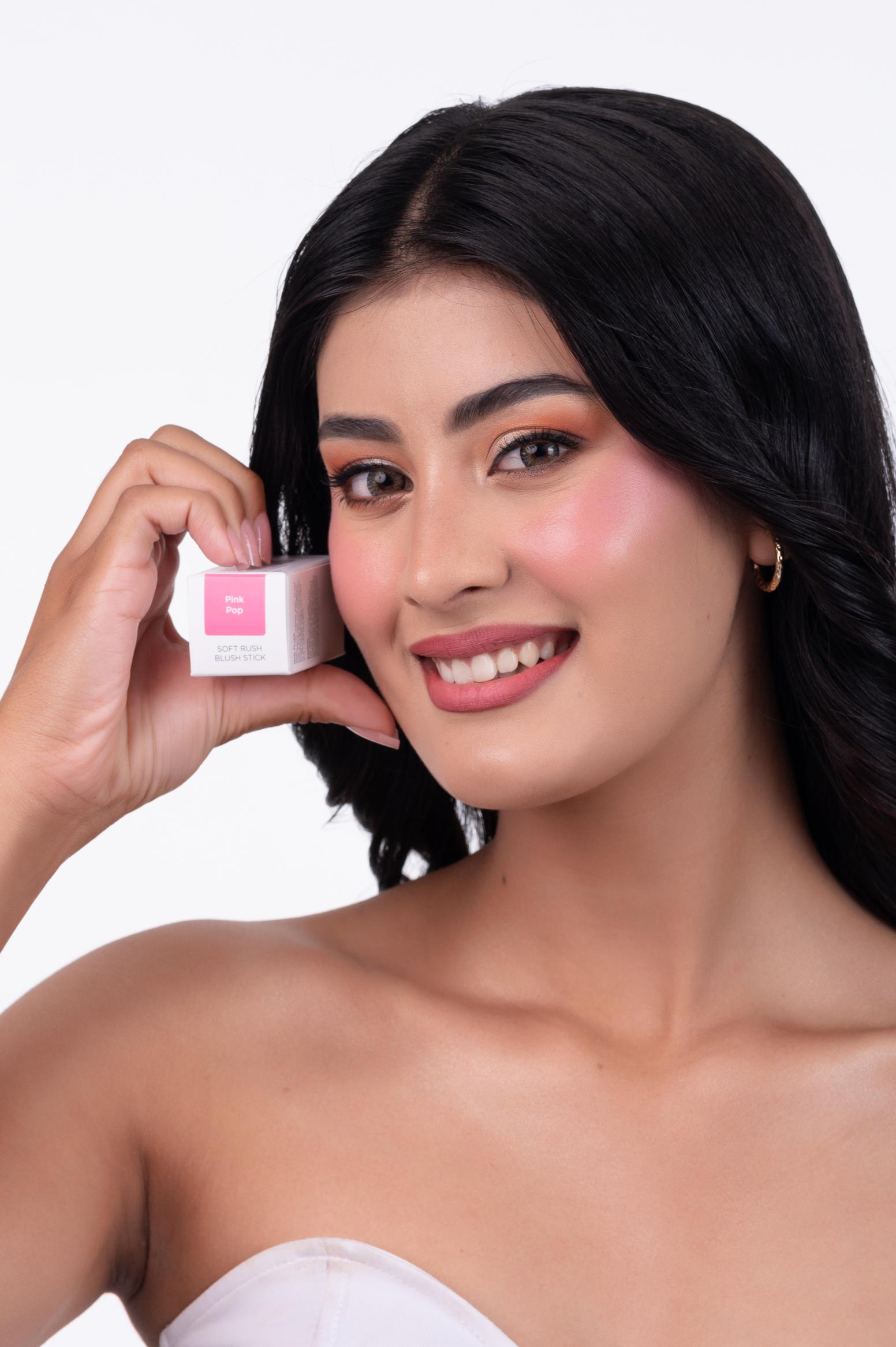 Prettyclick Soft Rush Blush Stick 6.5g- Pink Pop