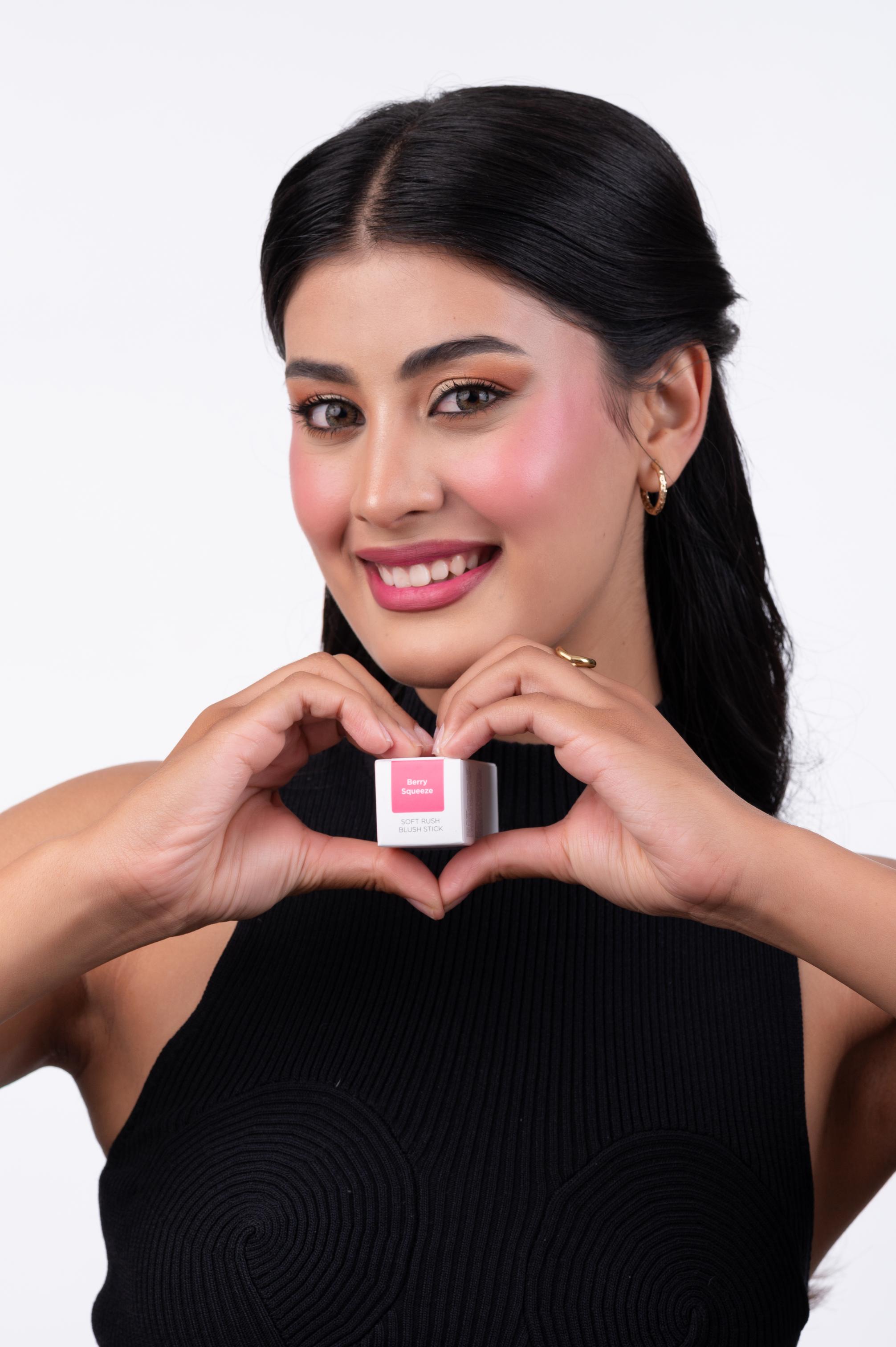 Prettyclick Soft Rush Blush Stick 6.5g- Berry Squeeze