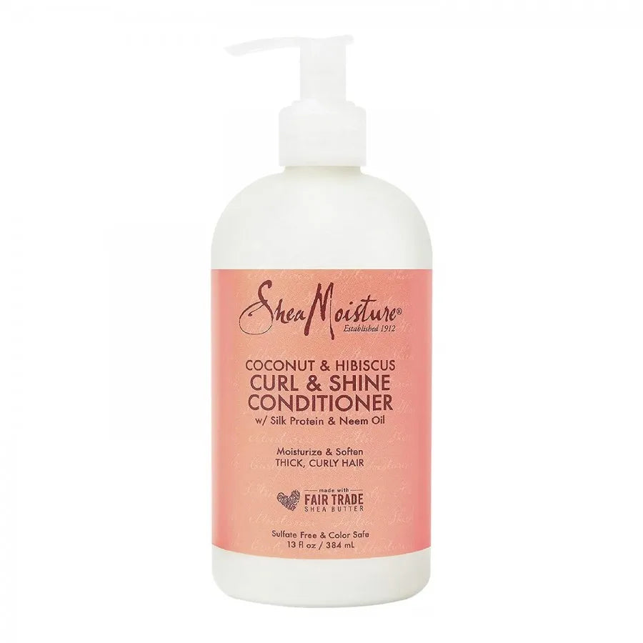 Shea Moisture Coconut & Hibiscus Curl & Shine Conditioner 384ml
