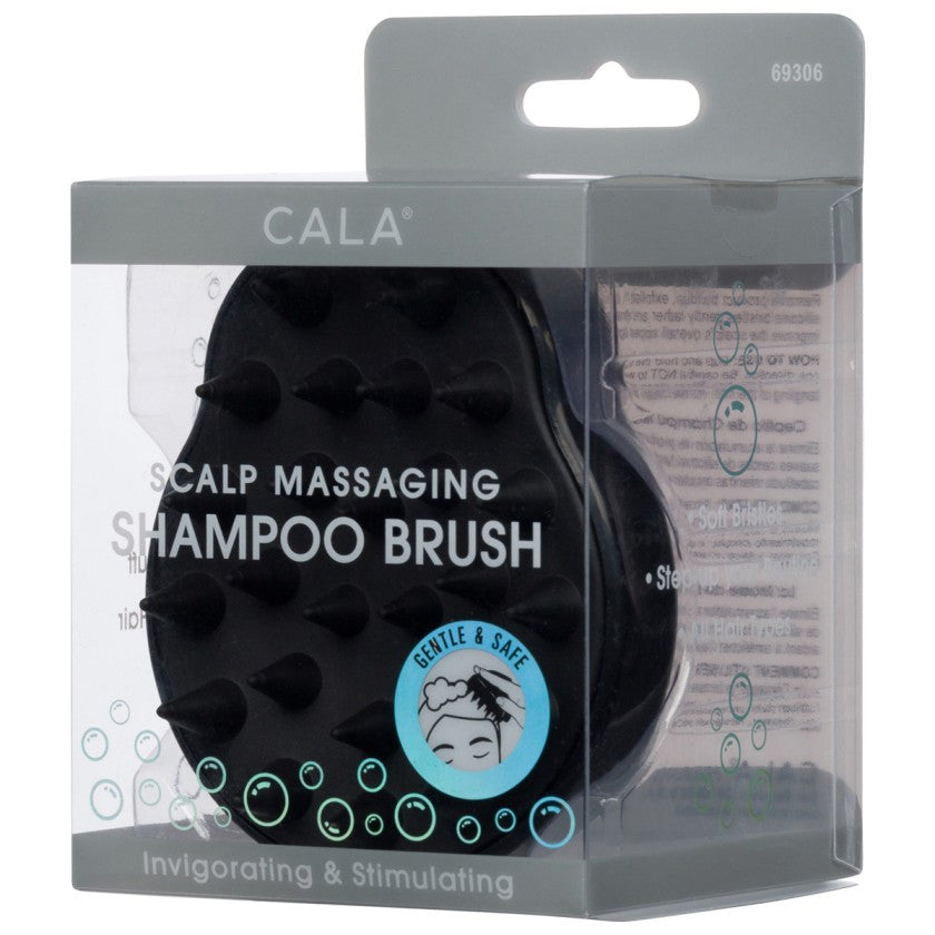 Cala Scalp Massaging Shampoo Brush - Black