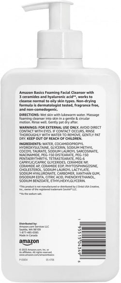 Amazon Basics Foaming Facial Cleanser 355ml