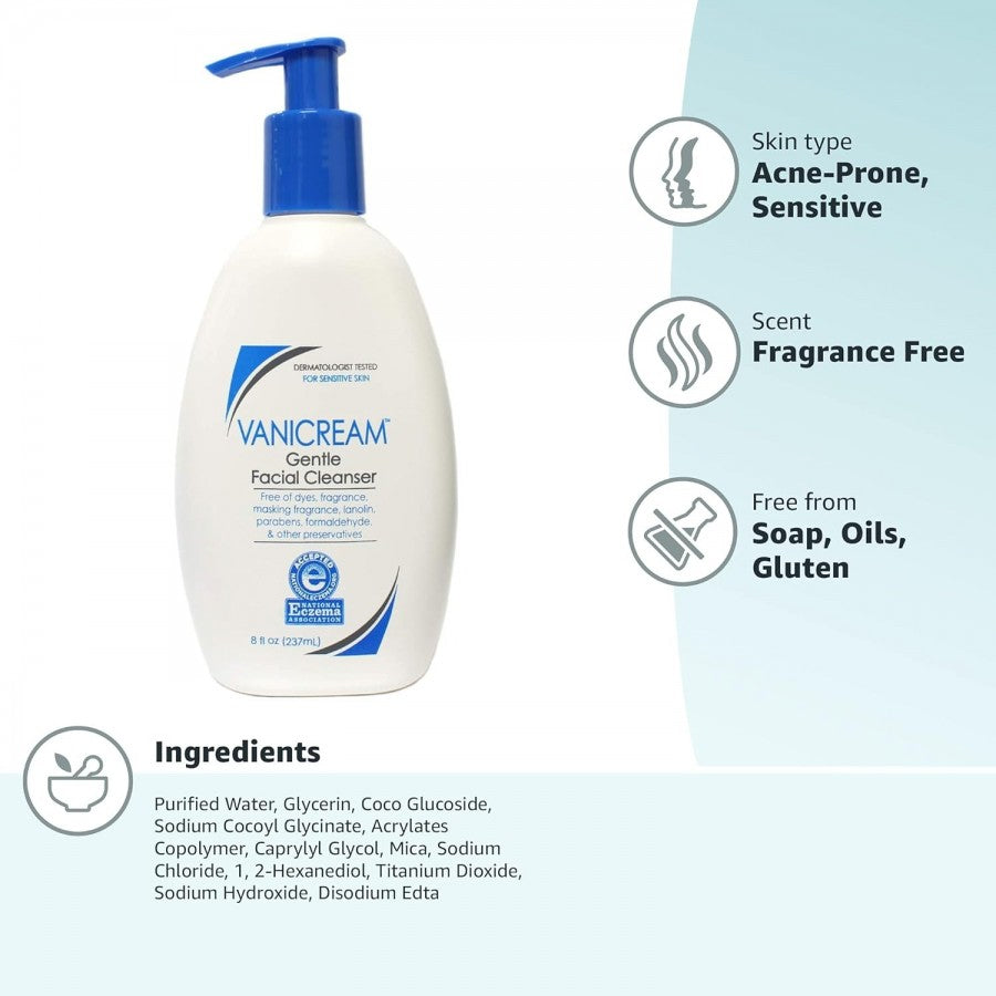 Vanicream Gentle Facial Cleanser 237ml