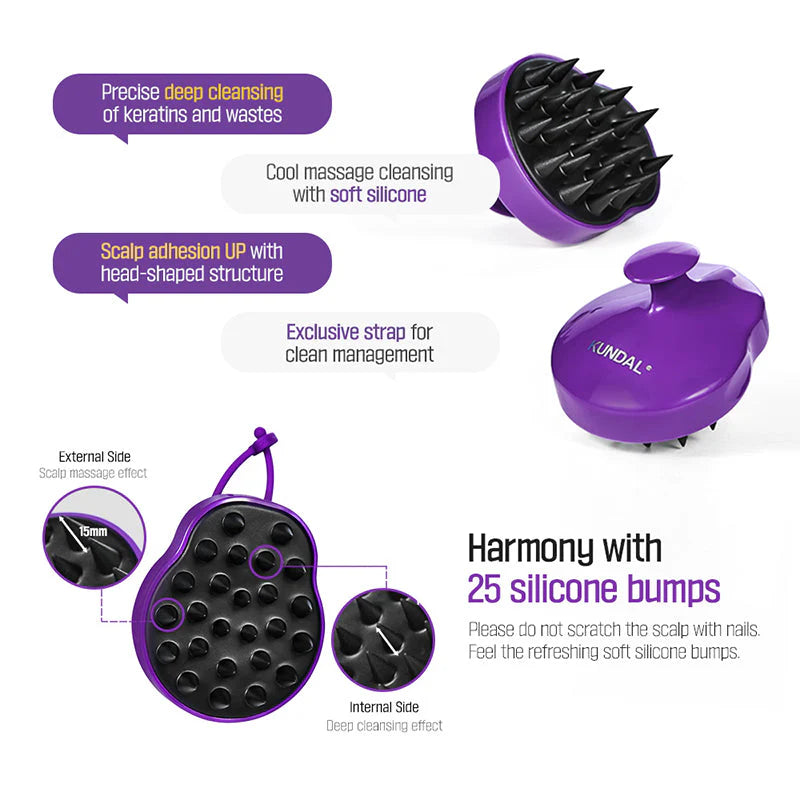 Kundal Scalp Massage Shampoo Brush