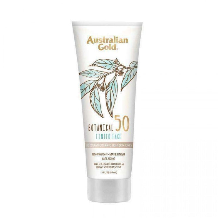 Australian Gold Botanical Spf 50 Tinted Face Sunscreen Fair To Light