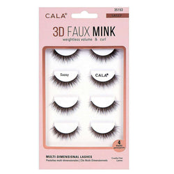 Cala 3D Faux Mink बहु-आयामी ल्याशहरू