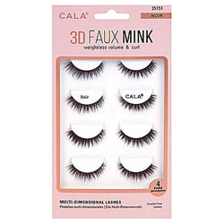 Cala 3D Faux Mink बहु-आयामी ल्याशहरू