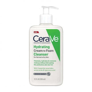 Cerave Hydrating क्रीम फोम क्लिन्जर 355 ml